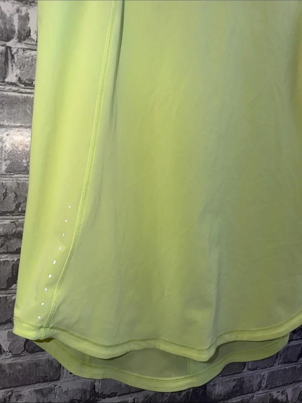 Women’s Lululemon Neon Yellow Performance Tank Top - Lightweight Activewear